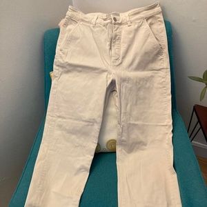 Everlane The Cropped Straight-Leg Pant Tall Sandstone Size 12